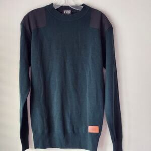 Scotch and Soda Green Lightweight Wool Sweater Size S A0065